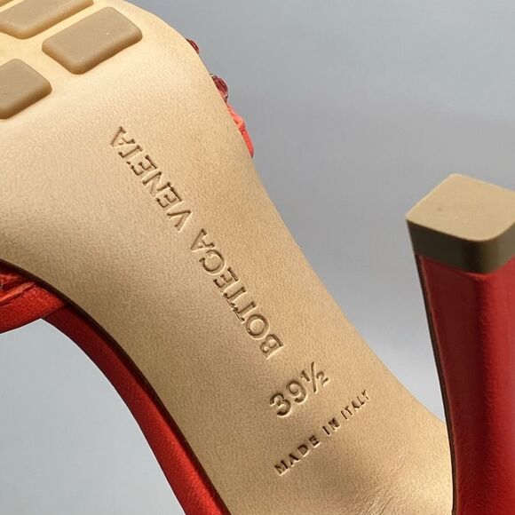 Bottega Veneta Stretch Embellished Ankle Strap High Heel Pumps size 39.5 - Picture 13 of 13